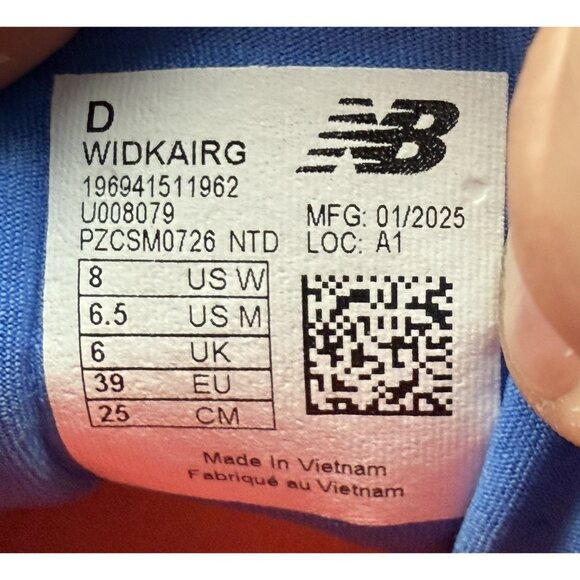 New Balance Women's Fresh Foam X Kaiha Road Athletic Shoes Size 8-Wide Gray/Blue - Picture 13 of 13